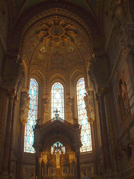 Apse of Basilique Notre-Dame de Fourvière