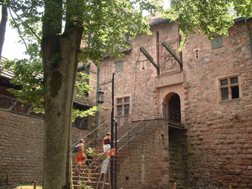 Entrance to Haut-Kœnigsbourg